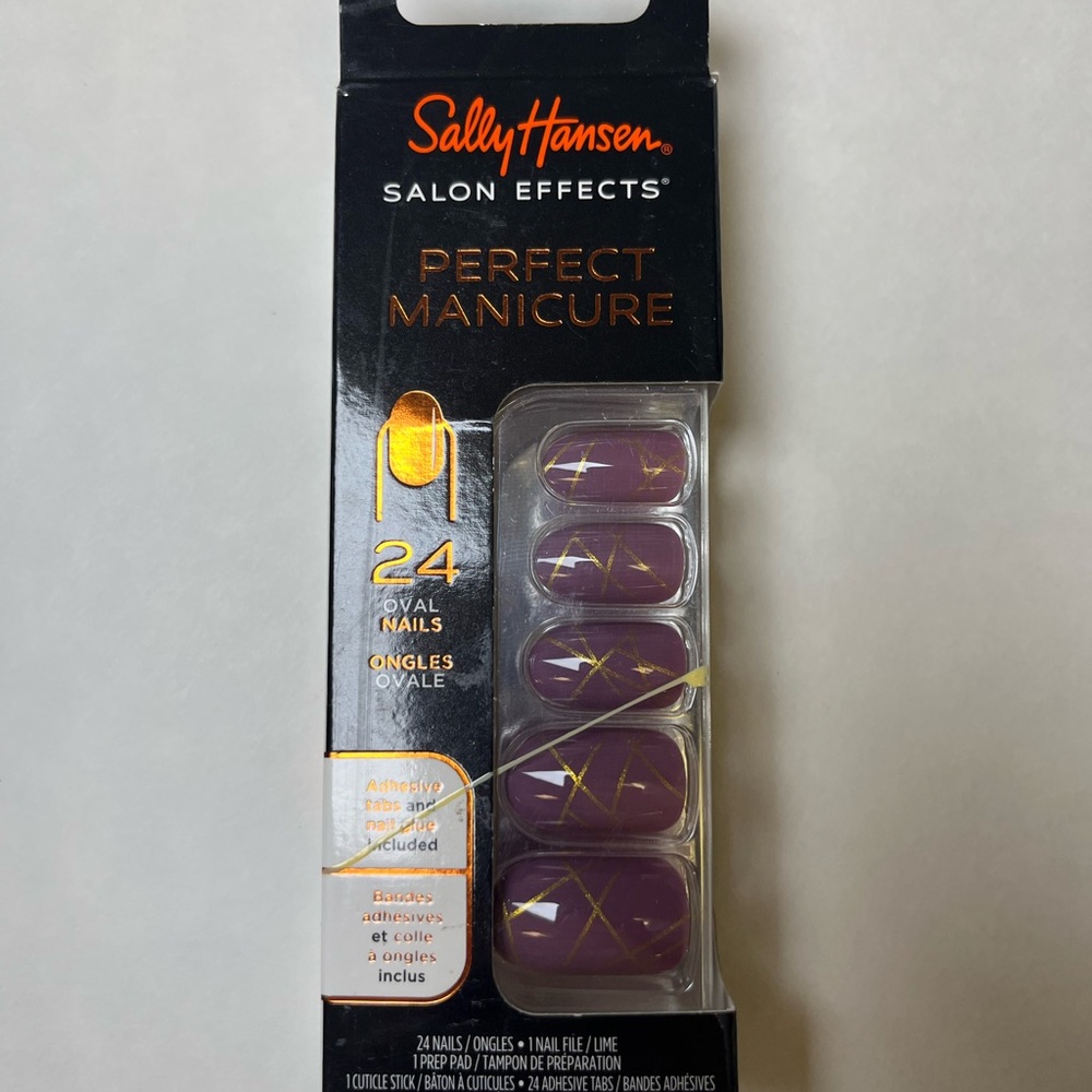 Sally Hansen Salon Effects Perfect Manicure Press on Nails - Outside The Line